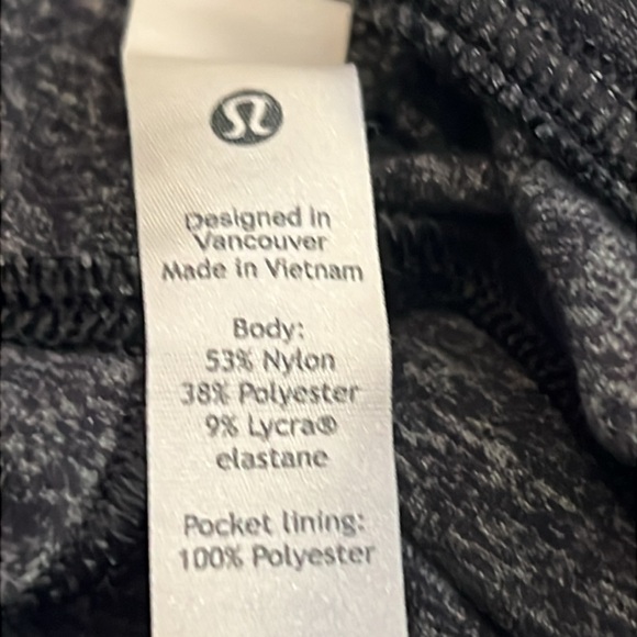 Lululemon Ready to Rulu Jogger Pants 7/8 Grey Black Size 2 - Picture 8 of 8